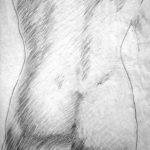 Drawing Nude II, The Human Body, Study of the Natural. San Alejandro Academy of Fine Arts. Contemporary Art Visual Arts Cuban Artist. Desnudo II The Artistic Nude Drawing Pencil on Paper, Havana (Studies in Fine Arts) El Desnudo Artístico, Dibujo Lápiz sobre Papel Academia de Bellas Artes San Alejandro Academy (Habana)