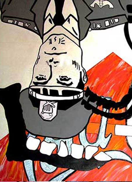 Visual Contemporary Art Cuban Painting (Art-Pop) Acrylic on Canvas: Epigonos-communicatives Cuban art, Visual Arte contemporáneo Pintura Cubana (Arte-Pop) Acrílico sobre Lienzo: Epigonos-comunicativos arte cubano