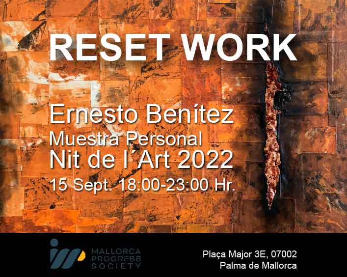 NIT DE L´ART 2022 Ernesto Benitez Arte Contemporáneo Conceptual Cubano en Mallorca